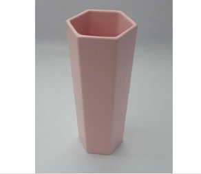 Hexagonal Ceramic Vase - Zambeel