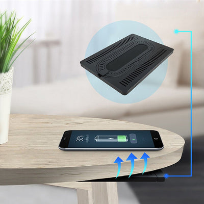 Hidden Desktop Wireless Phone Quick Charger Set - Zambeel