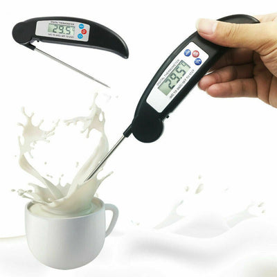 Instant - Read Meat Thermometer Digital Electronic Food Temp Kitchen Cooking Grill - Zambeel