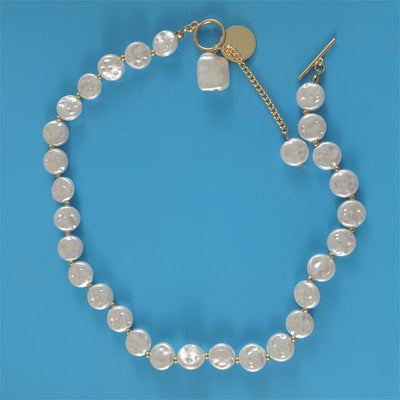 Japanese And Korean Light Luxury High Quality Shaped Pearl Necklace - Zambeel