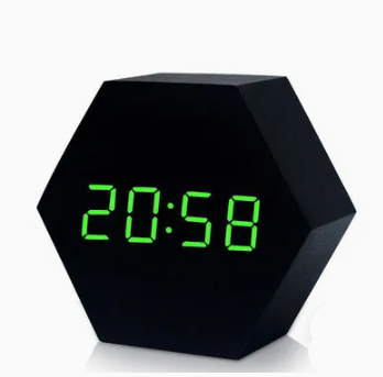 LED Wooden Clock