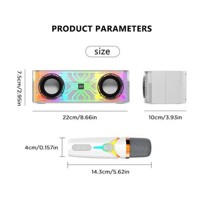 Karaoke Colorful Wireless Speaker - Zambeel