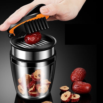 Kitchen Gadget With Integrated Fruit Cutter - Zambeel