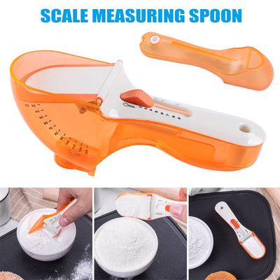 Kitchen Gadget With Magnet Adjustable Seasoning Measuring Spoon - Zambeel