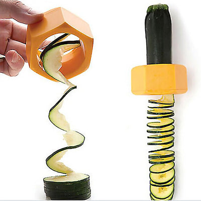 Kitchen Gadgets Spiral Knife Vegetable Cutter Kitchen Fixture Cucumber Slicer - Zambeel