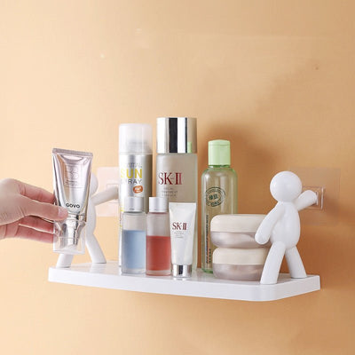 Kitchen Mounted Shelves Helpful Wash Basin Storage Holder Little Man Doll Design Wall Mounted Shelves - Zambeel