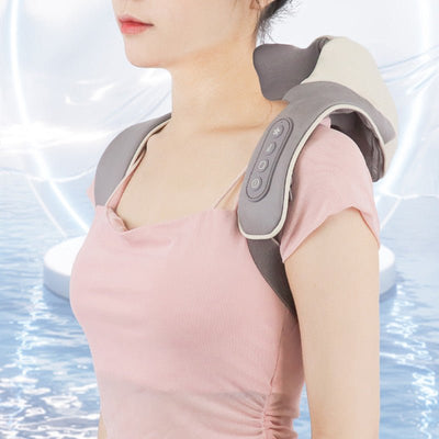 Kneading Shoulder And Neck Massager Strap Neck Electric Trapezius Muscle - Zambeel