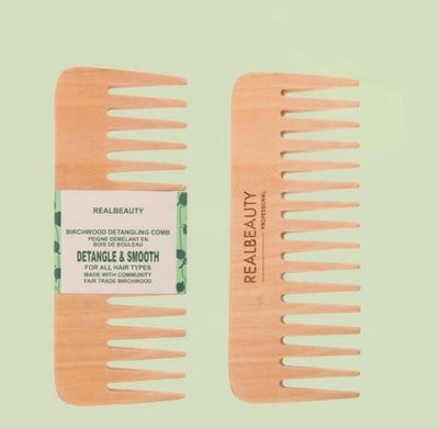 Smooth Wooden Comb (RB-953)