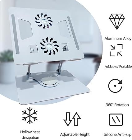 Laptop Stand with Dual Fan - Zambeel