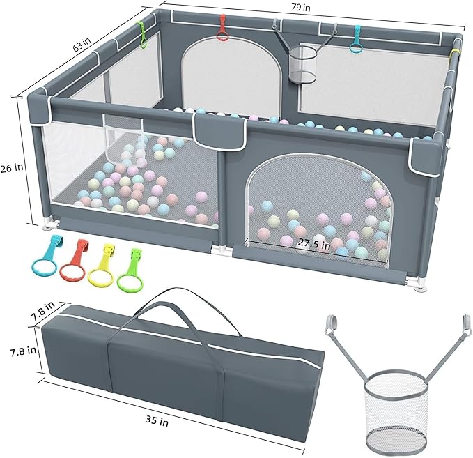 Large Single Baby Playpen - Zambeel