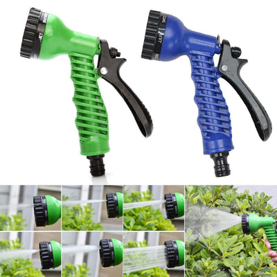 Latex Natural Telescopic Water Hose High Pressure Car Wash Water Gun Watering Flower Watering Vegetable Hose Summer - Zambeel