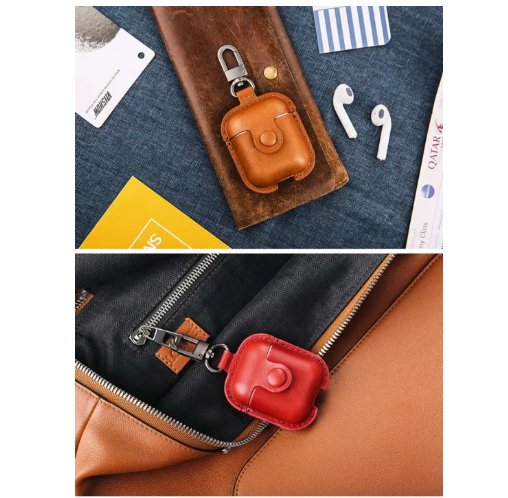 Leather Case For Airpods - Zambeel