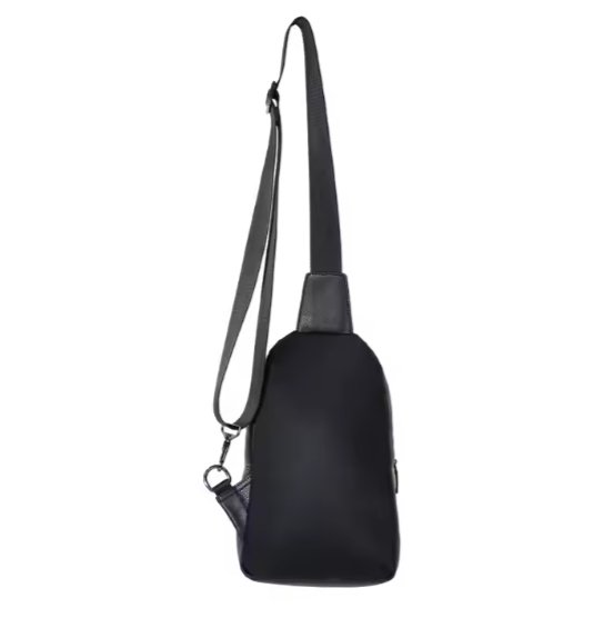 Leather Chest Bag With Sensor Lock - Zambeel