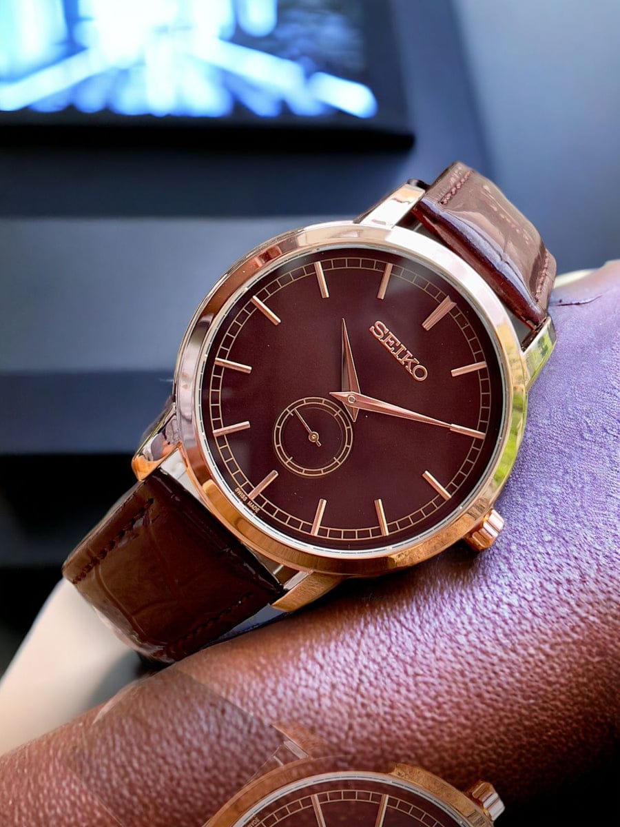 Leather Men's Watch - Zambeel