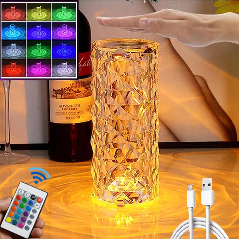 LED Crystal Table Lamp - Zambeel