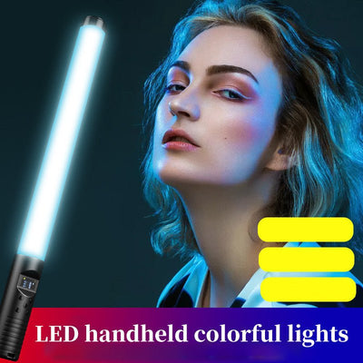 LED Handheld Light Stick Photography Light Adjustable Temperature Ice Light - Zambeel