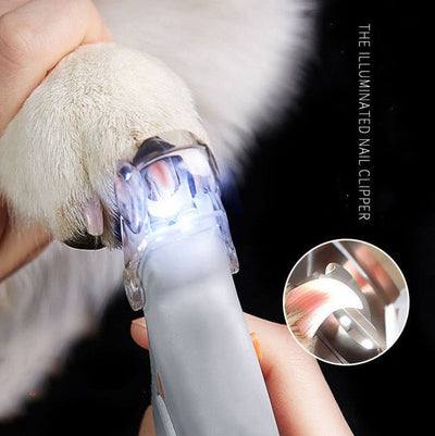 LED Light Glow Pet Nail Clippers - Zambeel