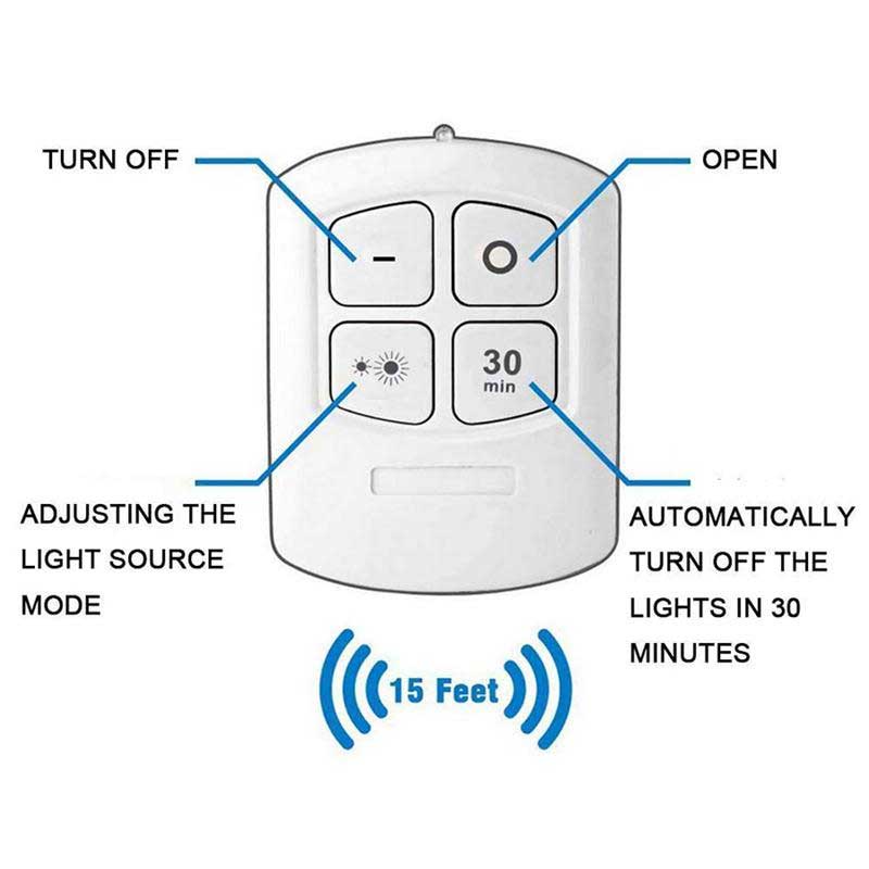 LED Light With Remote Control - Zambeel