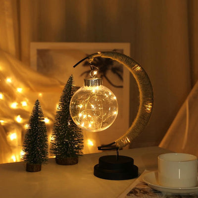 LED Moon Ball Shape Lamp Girl Heart Wishing Ball - Zambeel