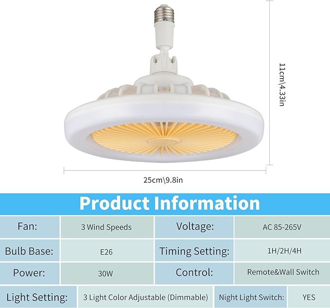 LED Multi-Function Fan Light - Zambeel