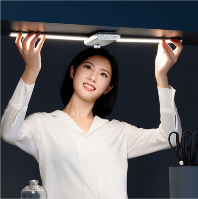 Led Smart Wireless Charging Wiring - free Induction Light Kitchen Cabinet Lamp Rechargeable Magnetic LED Light - Zambeel