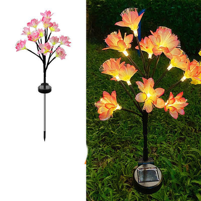 Led Solar Lamp Simulation Camellia Lawn - Zambeel