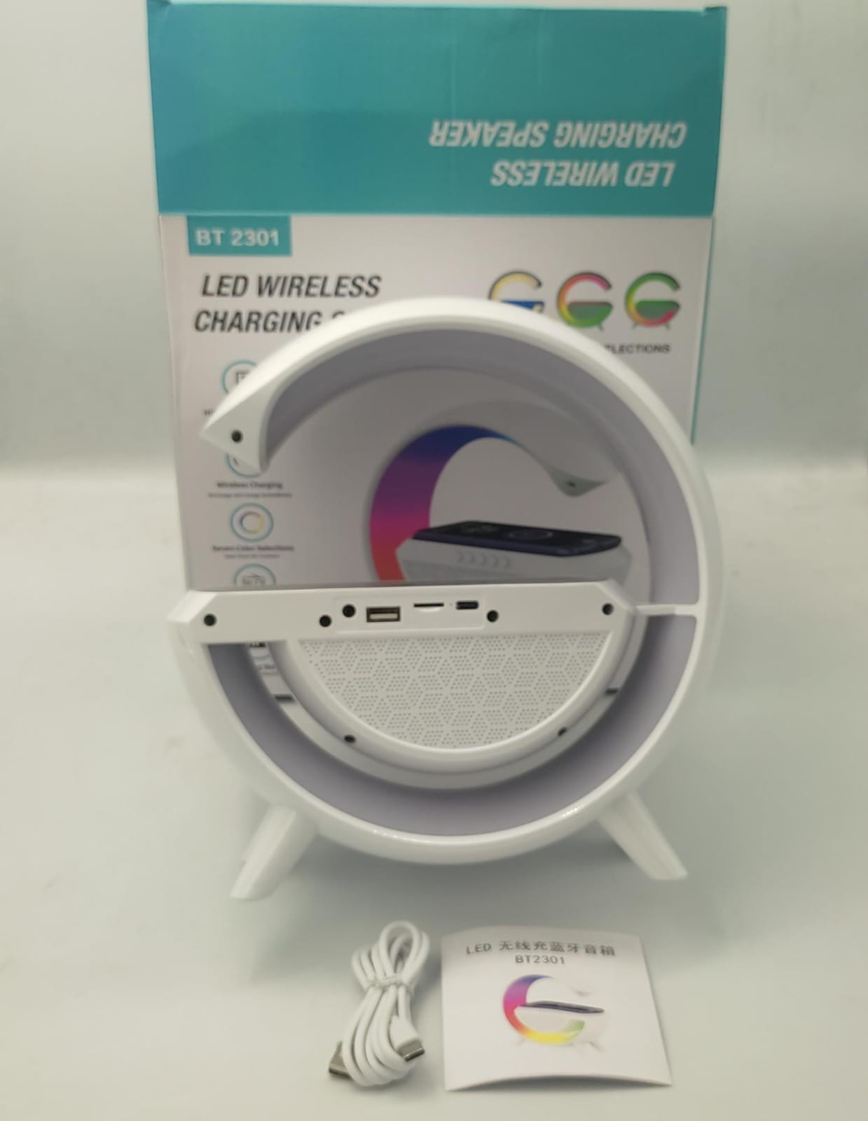 Led Wireless Charger Speaker - Zambeel