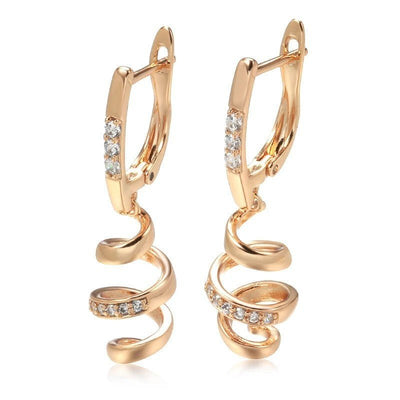 Light Luxury D - shaped Earrings Elegant Women - Zambeel