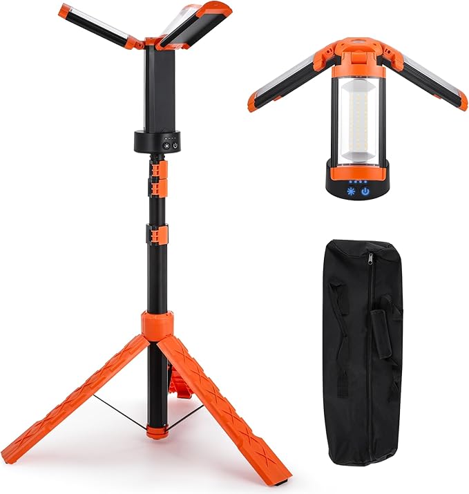 Light with Stand, Triple Cordless LED - Zambeel