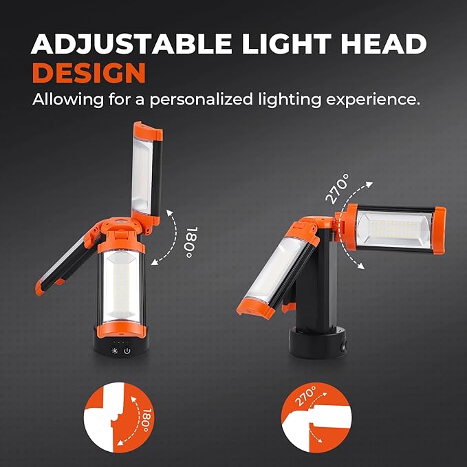 Light with Stand, Triple Cordless LED - Zambeel