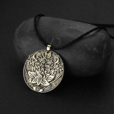 Lotus Pendant Necklace For Men - Zambeel