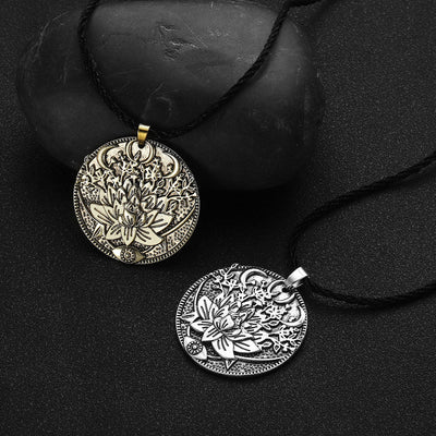 Lotus Pendant Necklace For Men - Zambeel