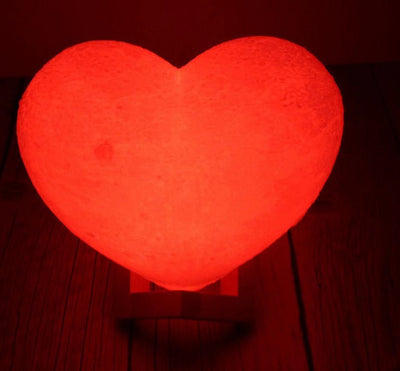 Love Night Light Valentine'S Day Heart - Shaped Moon Light - Zambeel