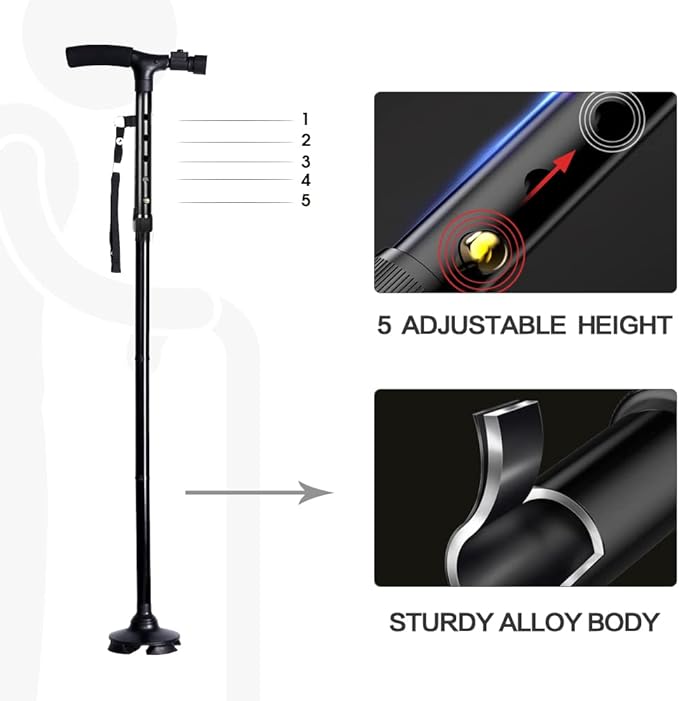 Magic Cane With Led Lights - Zambeel