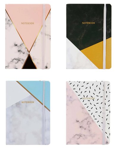 Marble Pattern Cover Random Notebook - Zambeel