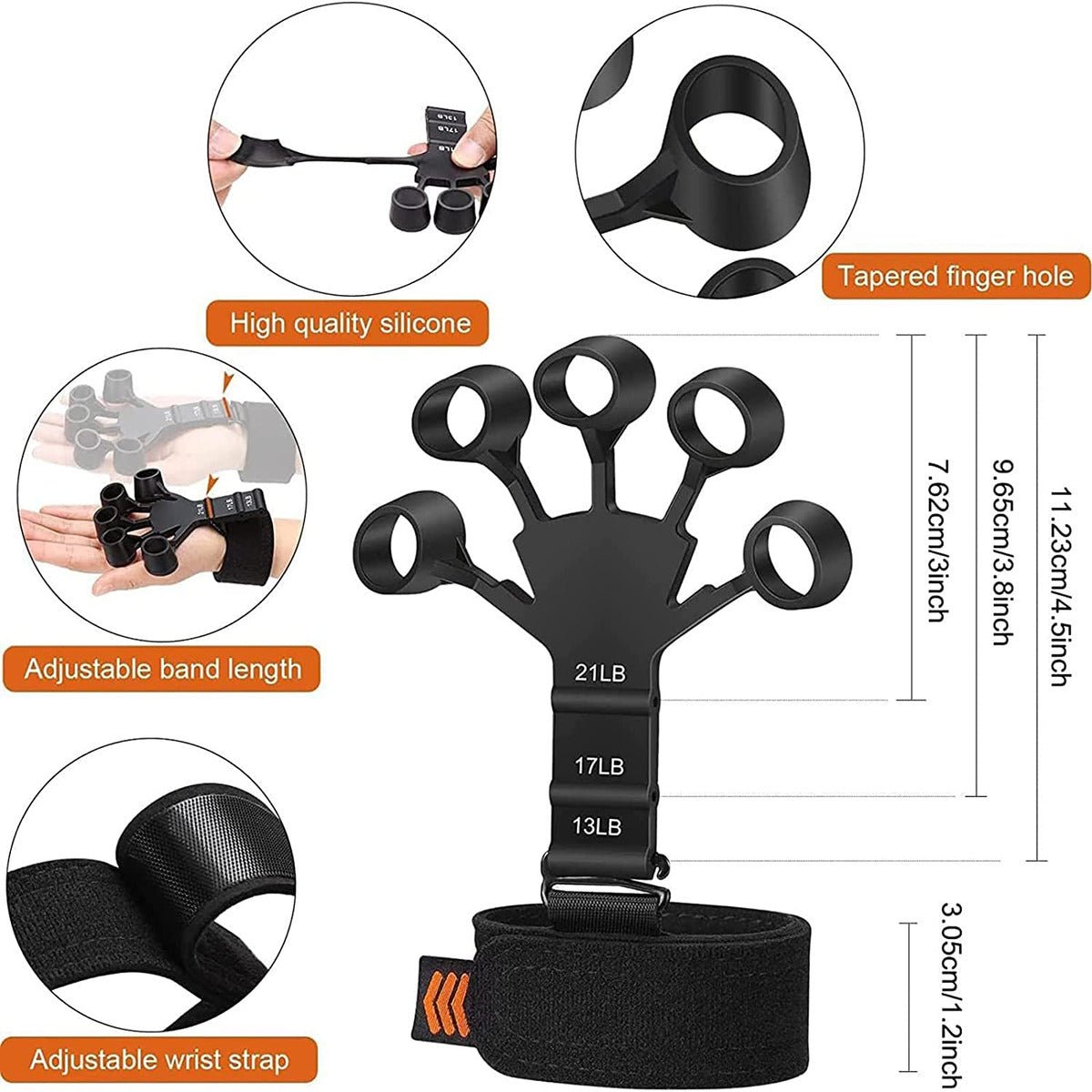 Metal-Hook Grip Strength Trainer - Zambeel