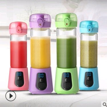 Mini electric juice cup glass portable juicer charging household cooking mixing cup juice machine - Zambeel