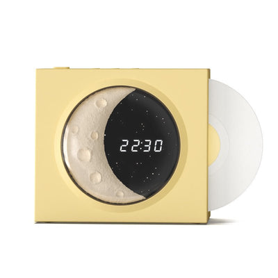 Moon Clock Bluetooth Speaker Vinyl Nostalgic Feelings High Volume Small Speaker - Zambeel