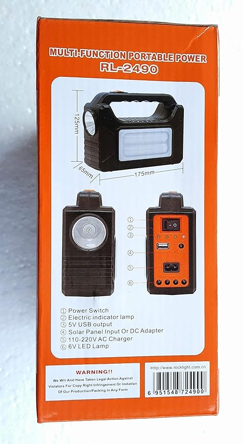 Multi-Function Portable Power Light - Zambeel