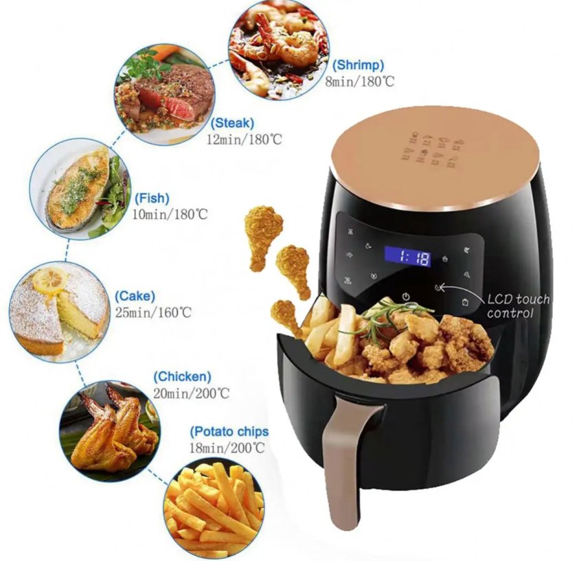 Multi - functional Air Fryer Pot - Zambeel