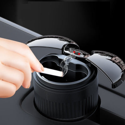 Multi - functional Creative Smart Car Ashtray With Lid - Zambeel