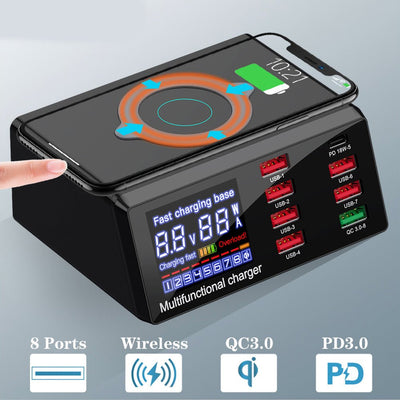 Multi - Interface Wireless Charger - Zambeel