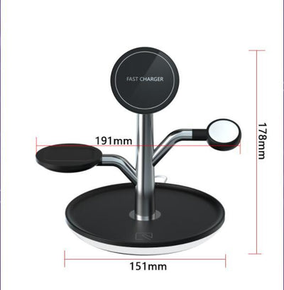 Multifunctional Mobile Phone Magnetic Suction Wireless Charger Bracket - Zambeel