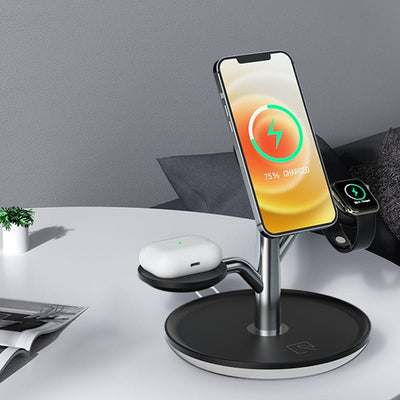 Multifunctional Mobile Phone Magnetic Suction Wireless Charger Bracket - Zambeel