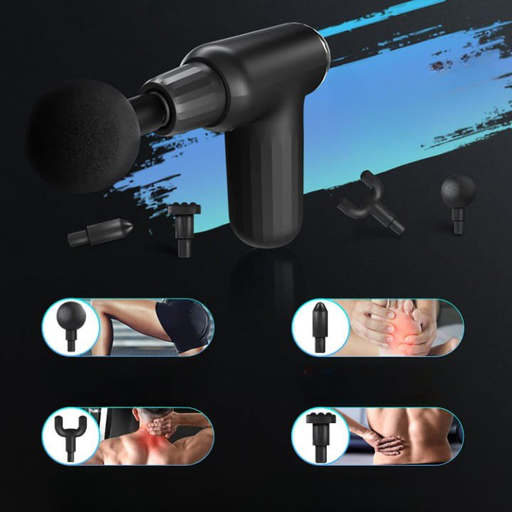 Muscle Massage Gun with 4 Heads FH-820 - Zambeel