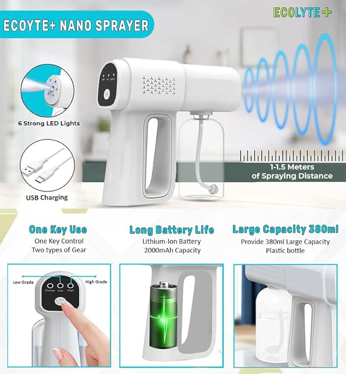 Nano Spray Disinfectant Mist Gun - Zambeel