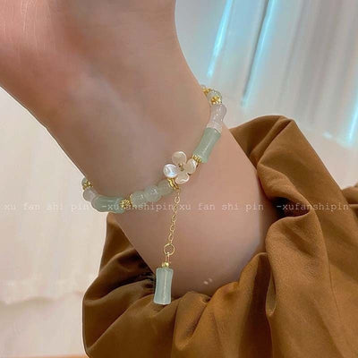 New Chinese Style Icing Bracelet Women's National Style Bamboo Bracelet Girlfriends' Gift Retro Minority Bracelet - Zambeel