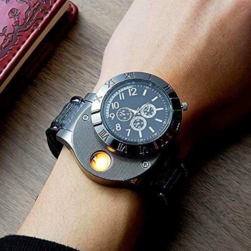 New Military USB Lighter Watch Men's - Zambeel