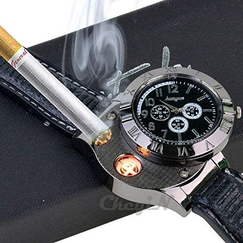 New Military USB Lighter Watch Men's - Zambeel