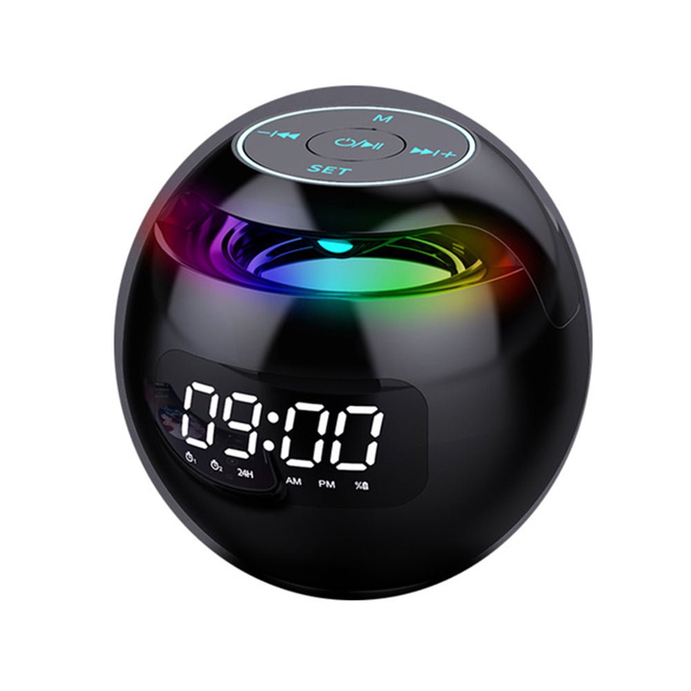 New Portable Wireless Alarm Clock Bluetooth Speaker - Zambeel